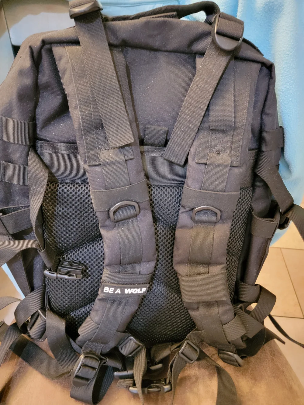 Wolf Pack 25L Black Utility Backpack